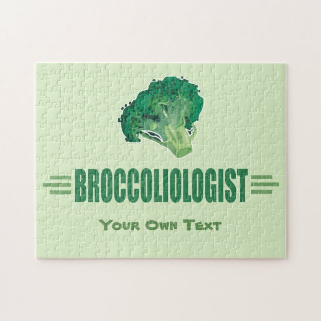Puzzle Drôle J'aime Brocoli BROCCOLIOLOGIST (Horizontal)
