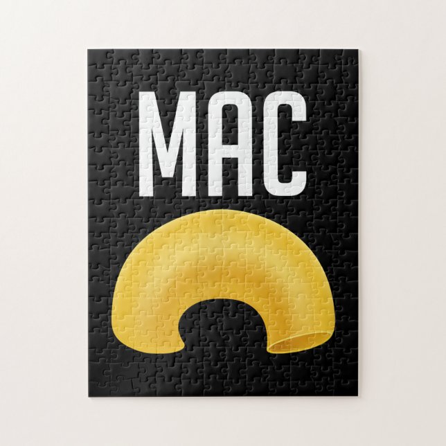 Puzzle Drôle Matching Macaroni Et Halloween Fromage (Vertical)