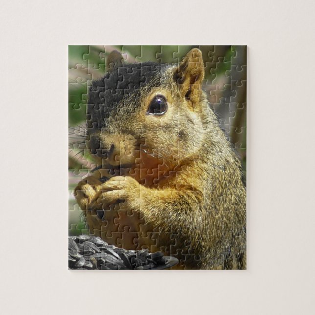 Puzzle Drôle mignon écureuil photo (Vertical)
