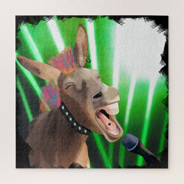 Puzzle Drôle Rockstar Donkey (Vertical)