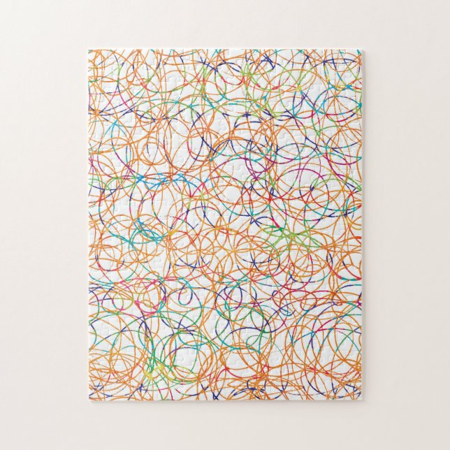 Puzzle Drôle Scribbles Challenging Rainbow Motif (Vertical)