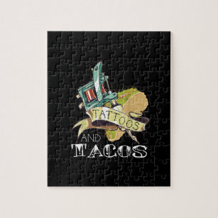 Puzzle Drôle Tatouages Et Tacos Tatouage Et Amateurs De T