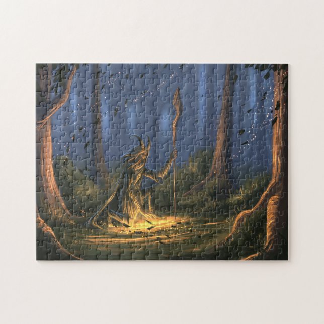 Puzzle Druide dans la forêt (Horizontal)