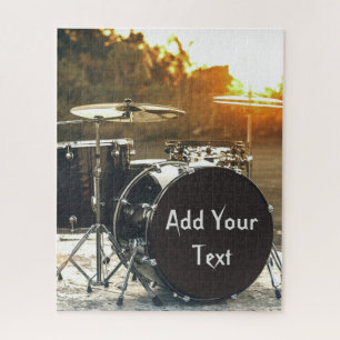 Puzzle Drum Kit Drummer Rock Personnaliser la Personnalis