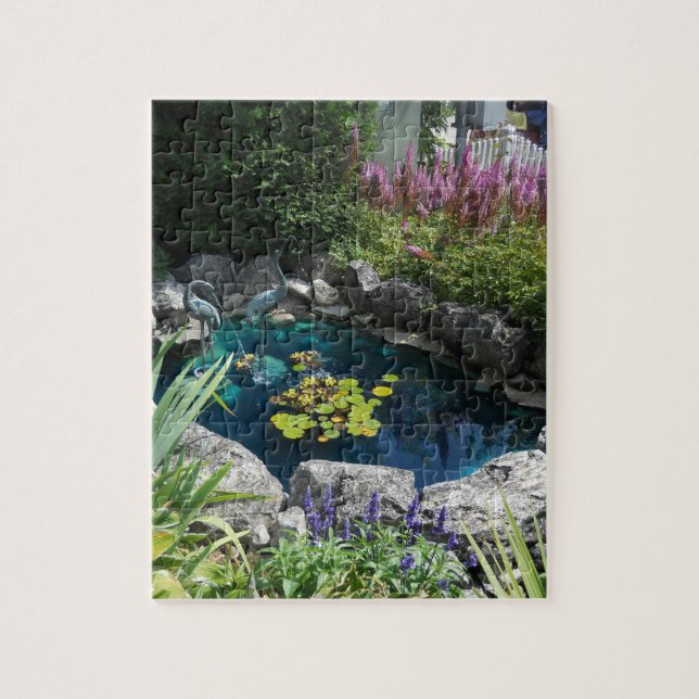 Puzzle du bassin aux nymphéas (Vertical)