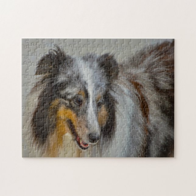 Puzzle du Berger des Shetland. (Horizontal)