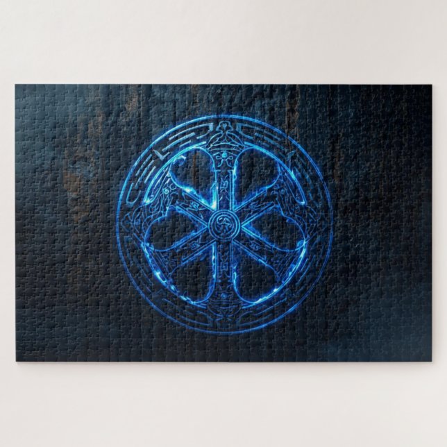 Puzzle du Cercle de Runes Viking (Horizontal)