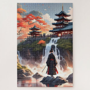 Puzzle du château japonais de Samurai