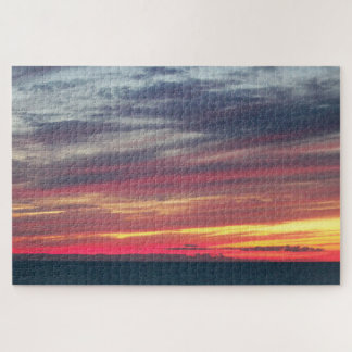Puzzle du ciel du coucher du soleil