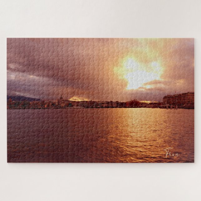 Puzzle du coeur de Genève (Horizontal)