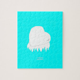 Puzzle du coeur d'hiver 20,3 cm X 25,4 cm