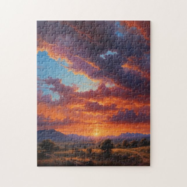 Puzzle du coucher de soleil (Vertical)
