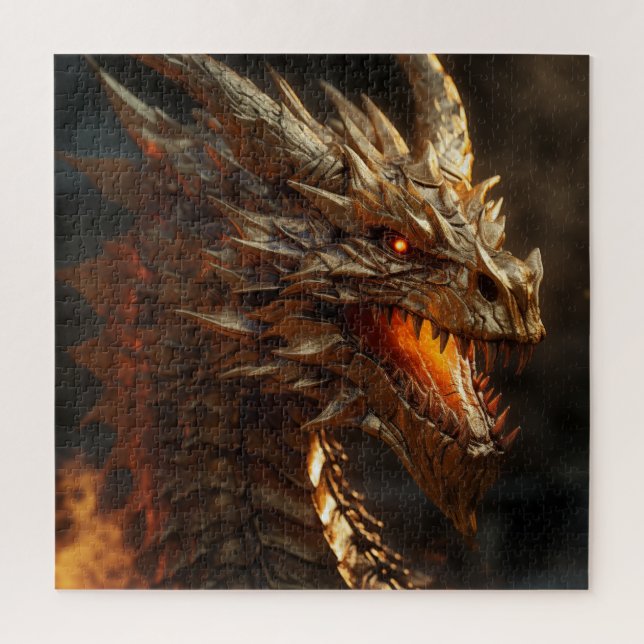 Puzzle du dragon d'or (Vertical)