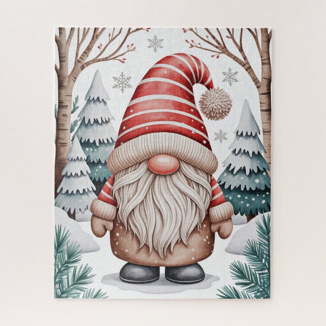 Puzzle du gnome d'hiver (Vertical)