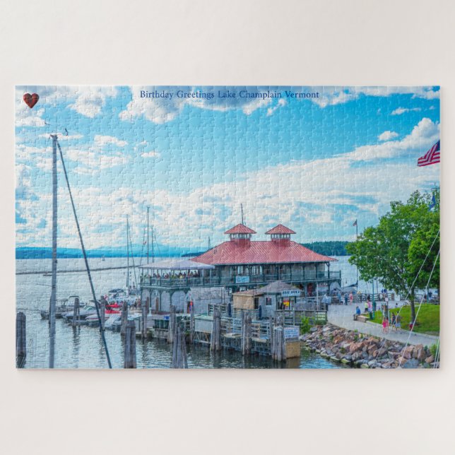 Puzzle du lac Champlain Vermont (Horizontal)