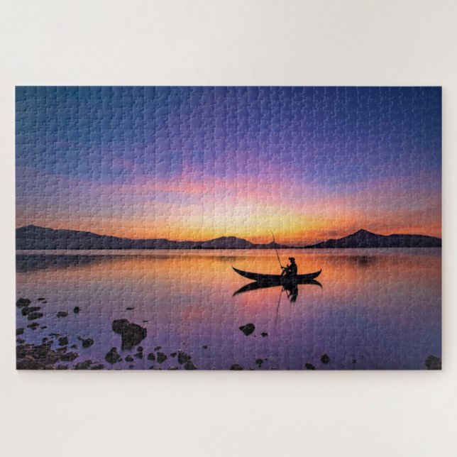 Puzzle du lac Sunset (Horizontal)