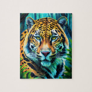 Puzzle du logo du tigre   Puissant puzzle tigre sa