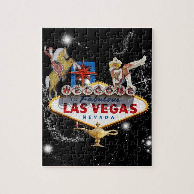 Puzzle du panneau de bienvenue de Las Vegas (Vertical)