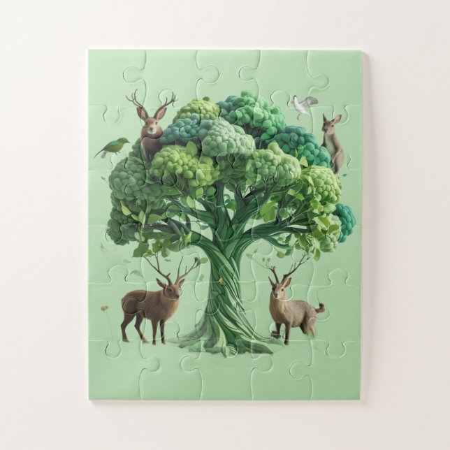 Puzzle du paysage naturel - Détendez-vous pour l'e (Vertical)