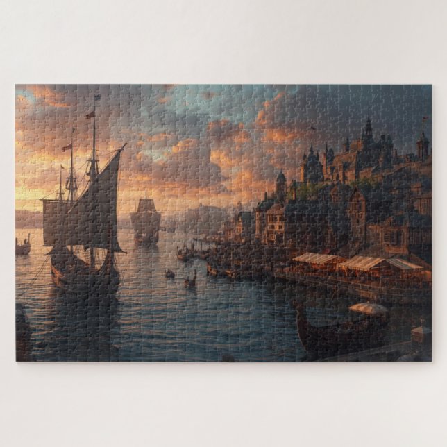 Puzzle du port Viking (Horizontal)