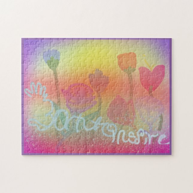 puzzle du printemps   11x14 avec la boîte-cadeau (Horizontal)