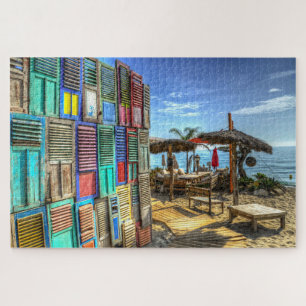 puzzle du restaurant de plage