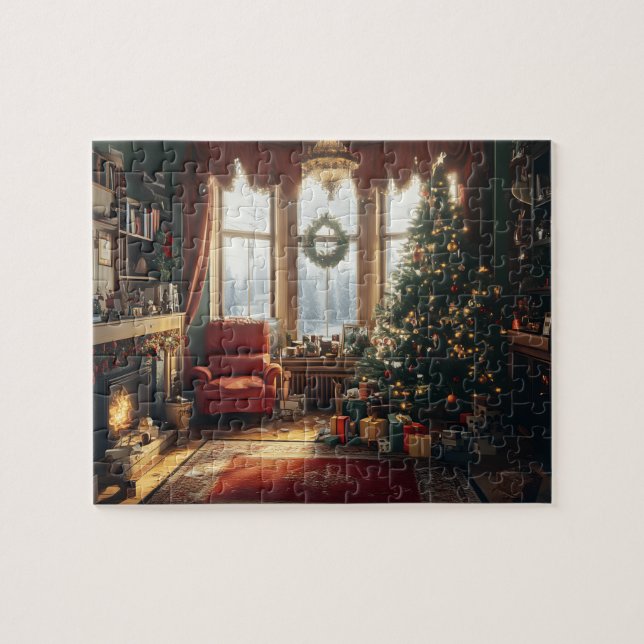 Puzzle du salon de Noël (Horizontal)