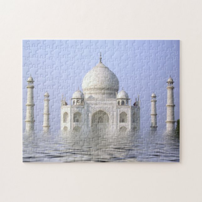 Puzzle du Taj-Mahal et de l'eau (Horizontal)