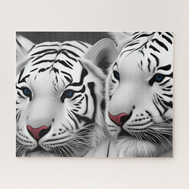 Puzzle du Tigre Blanc (Horizontal)