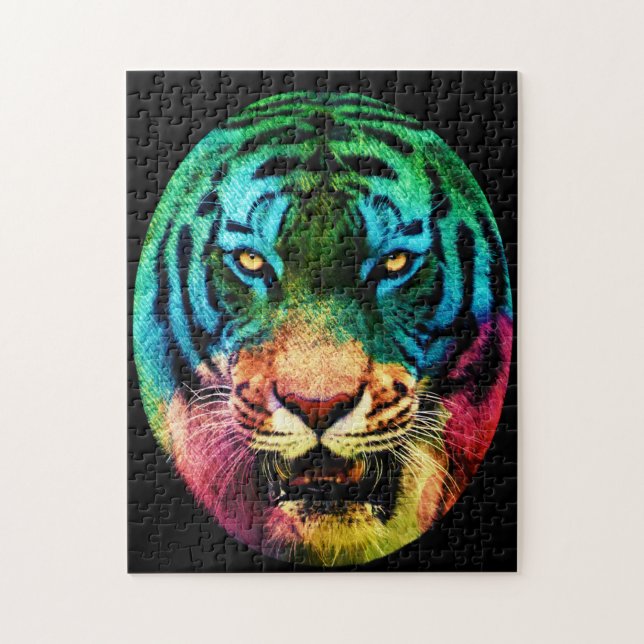Puzzle du Tigre Lumineux (Vertical)