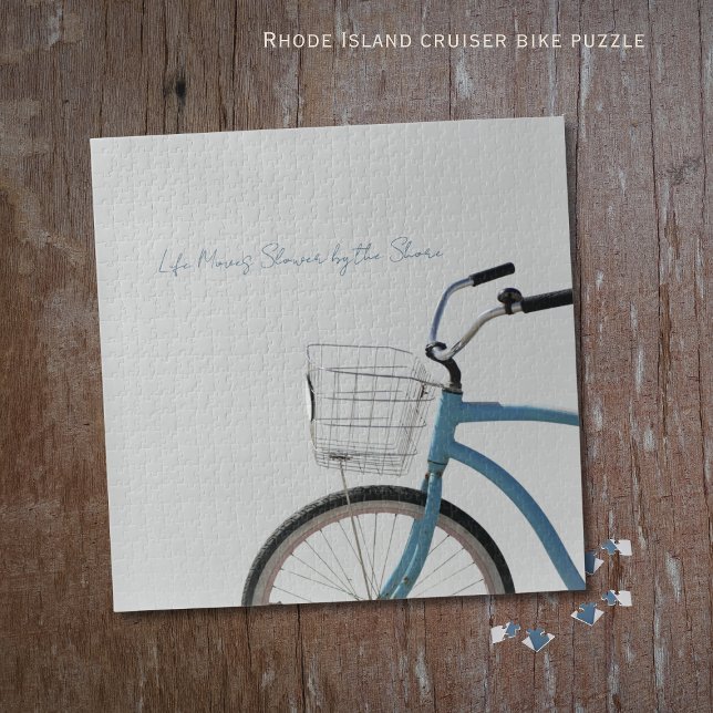 Puzzle du vélo de croisière de la côte de Rhode Is (A ton of fun with friends and family, especially on a rainy day!)