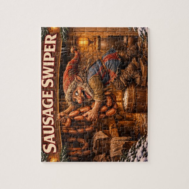 puzzle du Yule Lad voleur de saucisses (Vertical)