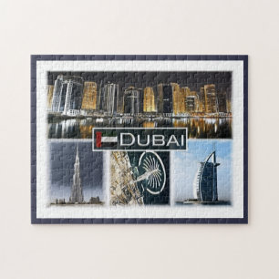 Puzzle Dubaï - Burj Khalifa - tour de la marina -