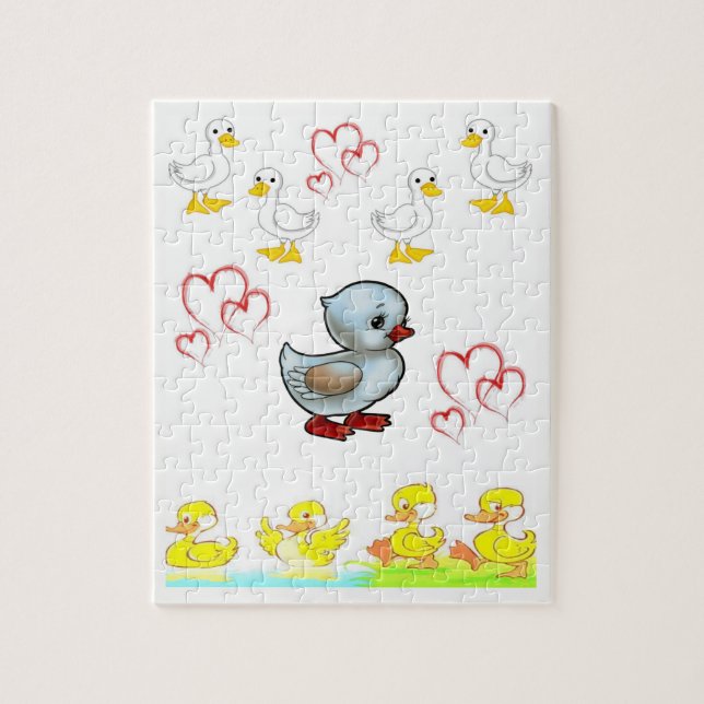 Puzzle Duck Jigsaw (Vertical)