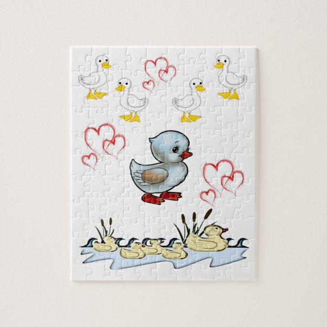 Puzzle Duck Jigsaw (Vertical)