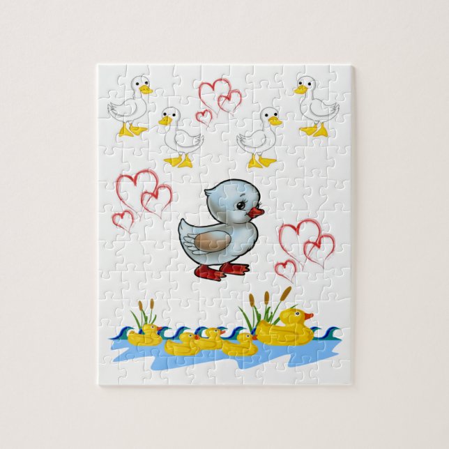 Puzzle Duck Jigsaw (Vertical)