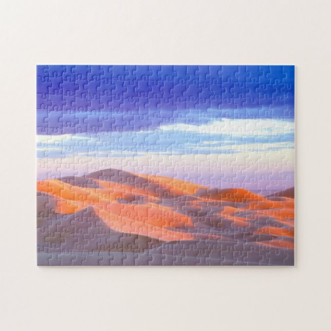 Puzzle Dunes de Glamis au coucher du soleil (Horizontal)