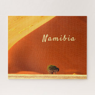 Puzzle Dunes rouges de Namibie de Sossusvlei photo avec t