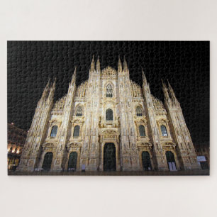 Puzzle Duomo di Milano à la nuit - 20x30 - 1014 pcs.