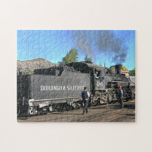 Puzzle Durango Locomotive Colorado. (Horizontal)