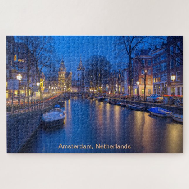 Puzzle Dusk à Amsterdam (Horizontal)