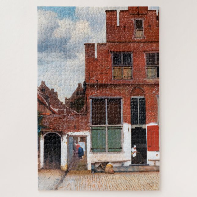 Puzzle Dutch Alley, Johannes Vermeer (Vertical)