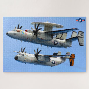 Puzzle E-2C HAWKEYE et C-2A GREYHOUND (20 x 30 POUCES)