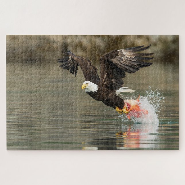 Puzzle Eagle chauve explosif (Horizontal)