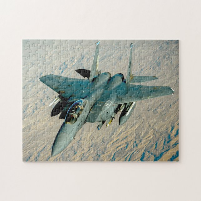 Puzzle EAGLE DE GRÈVE F-15E (11x14 POUCES) (Horizontal)