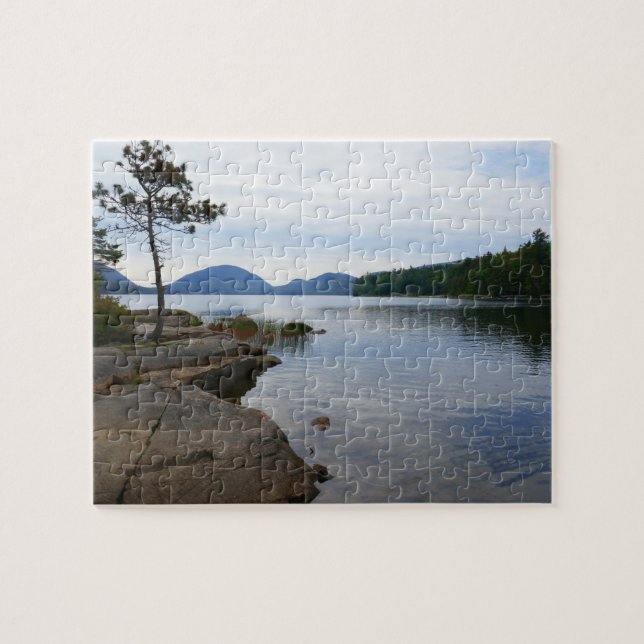 Puzzle Eagle Lake à Acadia National Park (Horizontal)
