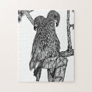 PUZZLE EAGLES HARRIET + M HOME STRONGER MOM & DAD YUNGER