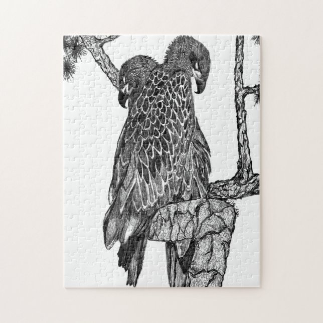 PUZZLE EAGLES HARRIET + M HOME STRONGER MOM & DAD YUNGER (Vertical)