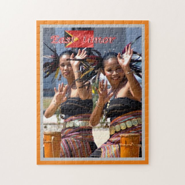 Puzzle East Timor - (Vertical)