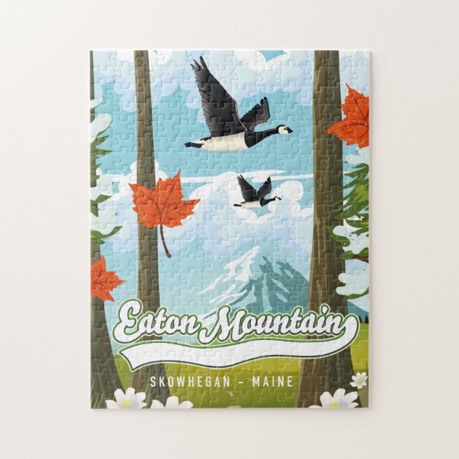 Puzzle Eaton Mountain Skowhegan, Maine (Vertical)